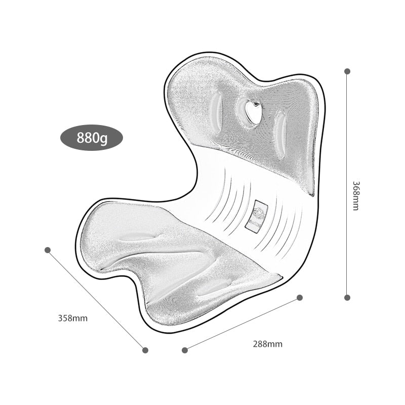 Maliben | Back Support Memory Foam Seat Cushion