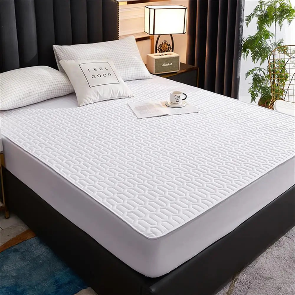 Maliben | Waterproof Ultra-Soft Fitted Latex Mattress Pad Cover