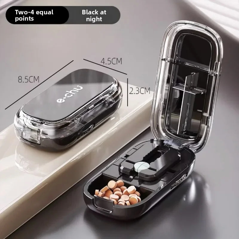 Maliben | Pocket Size Dustproof Pill Cutter Organizer