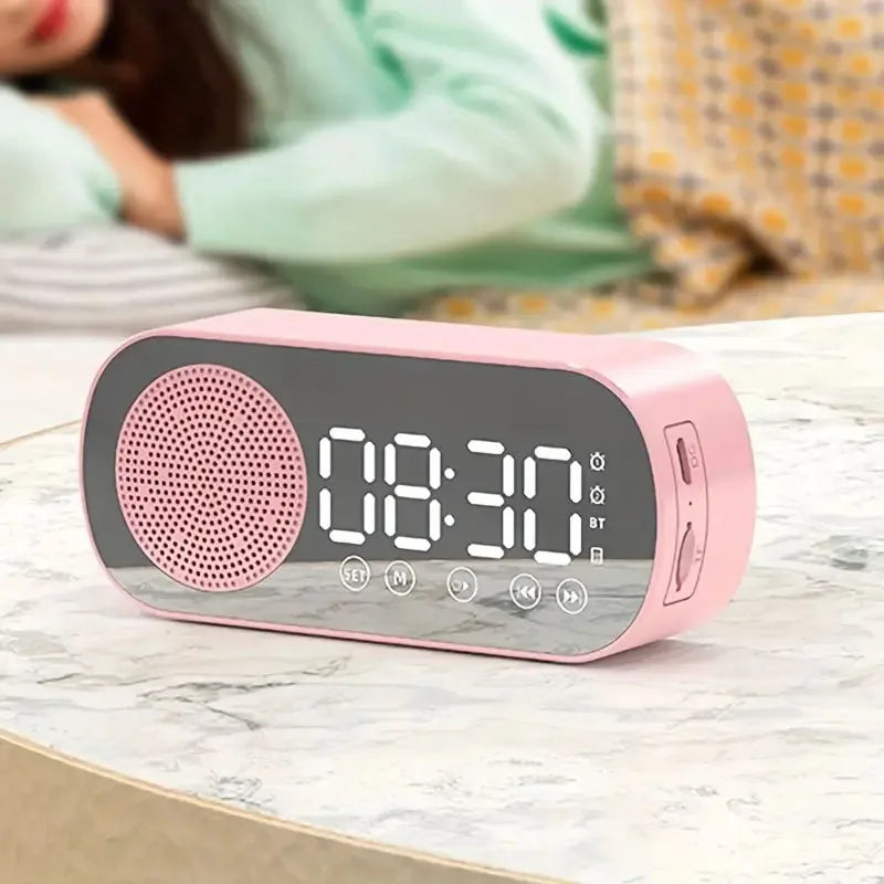 Maliben | Digital Alarm Clock with Bluetooth Speaker & FM Radio