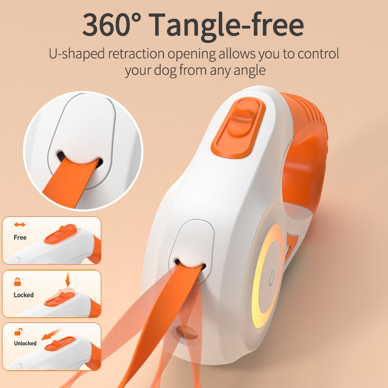 Maliben | Automatic Retractable Led Dog Leash