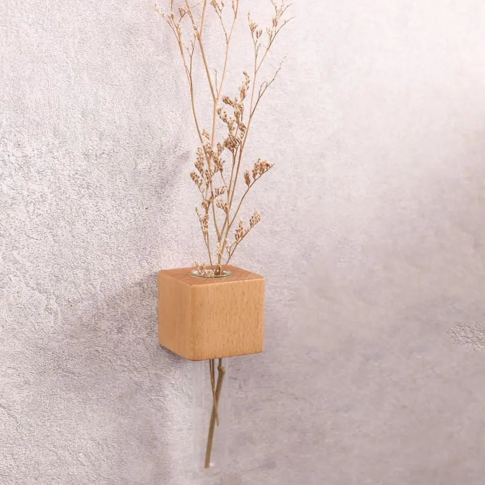 Maliben | Wooden Magnetic Flower Tube Vase