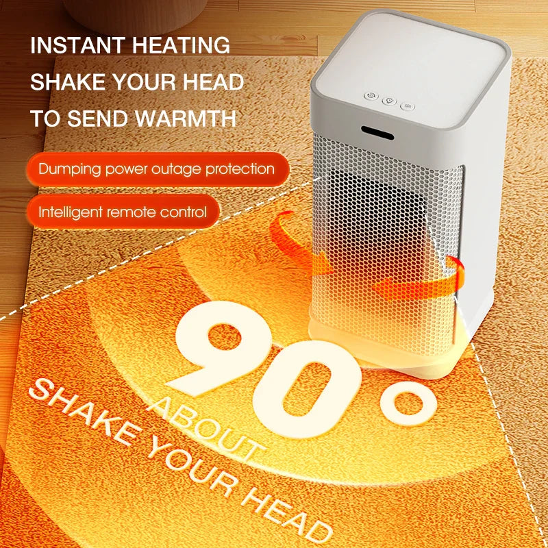 Maliben | Wearable Ceramic Electric Heater With Ptc And Night Light