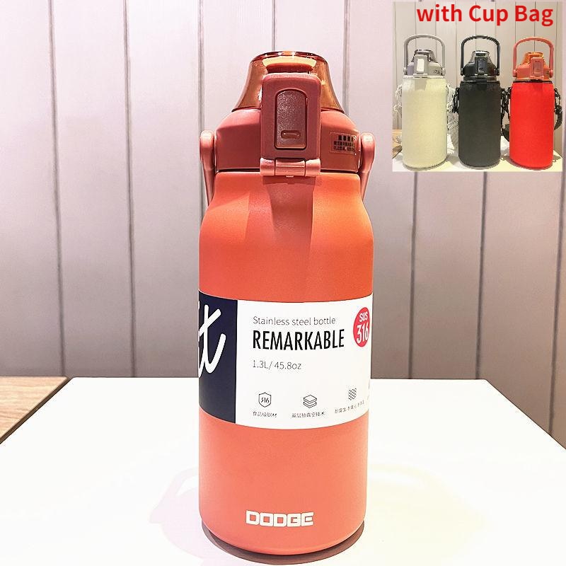 Maliben | StaInless Steel Built-in Straw Camping Thermos