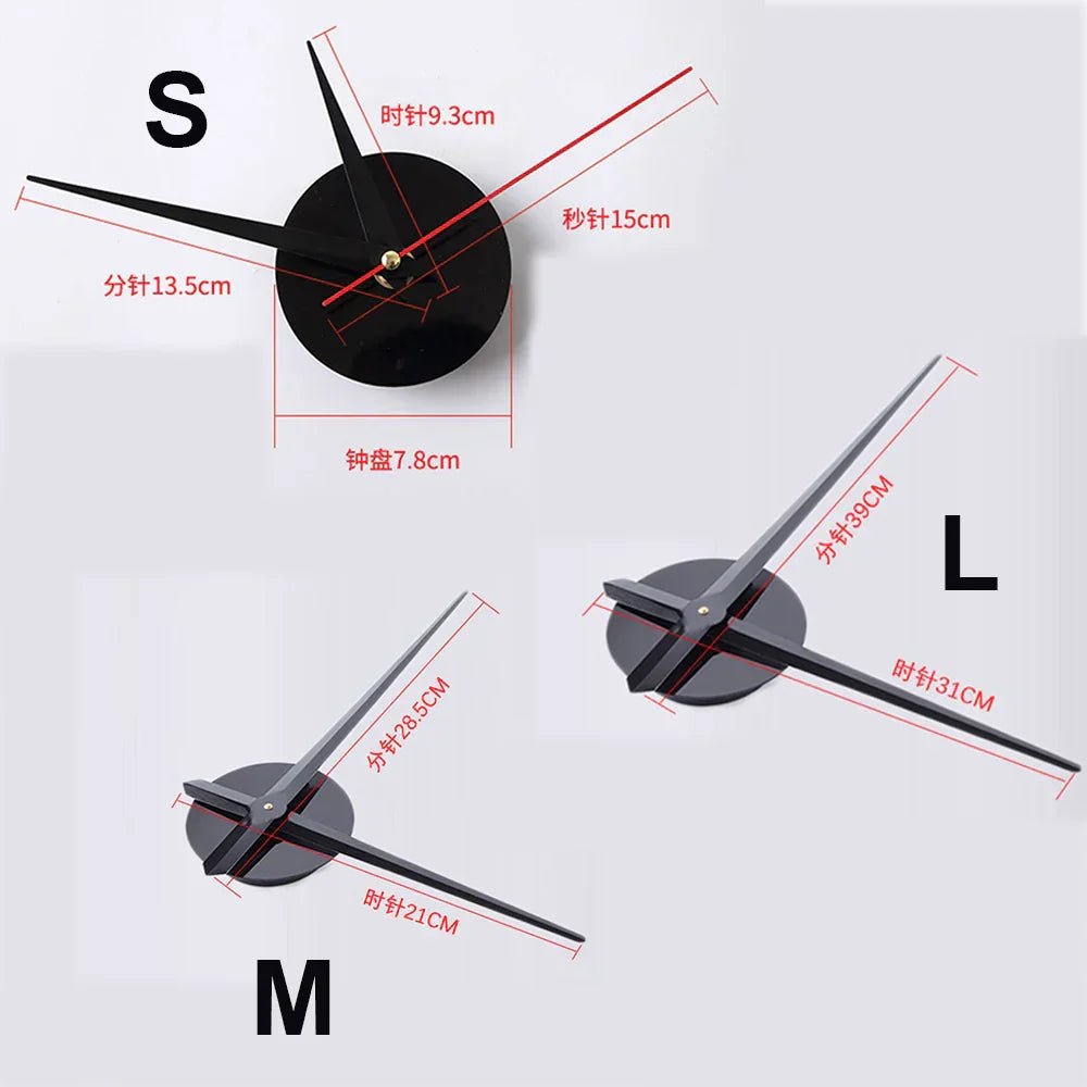 Maliben | New large unique style acrylic wall clock