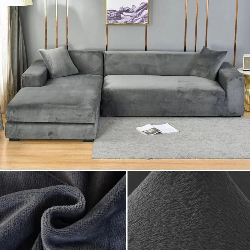 Maliben | PlushFit - High-Quality Sofa Covers Made of Stretch Velvet