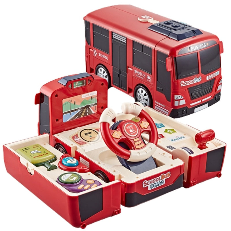Maliben | Adventure Express Transformation Playset Race Car Toy