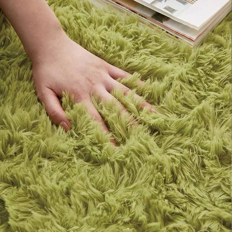 Maliben | Fluffy Ultra Soft Non-Slip Rug With Memory Foam Cushion