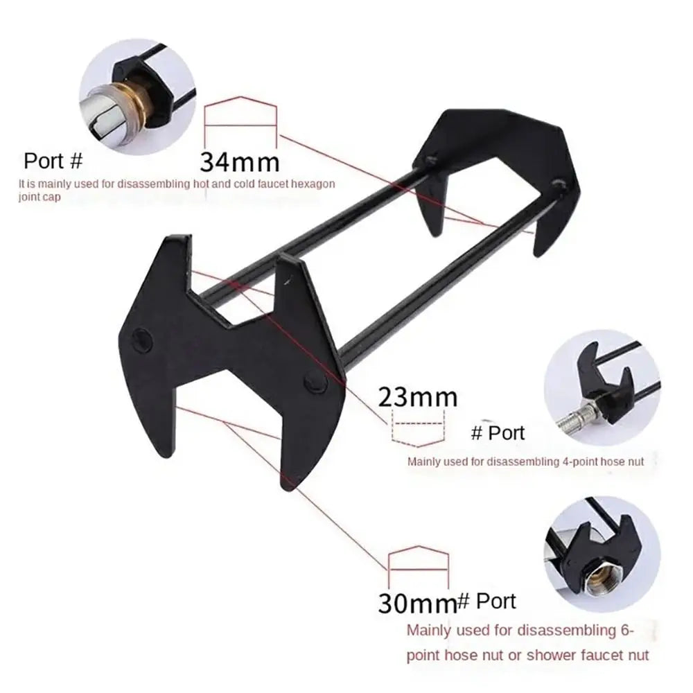 Maliben | Dual-Headed Easy Repair Faucet Wrench