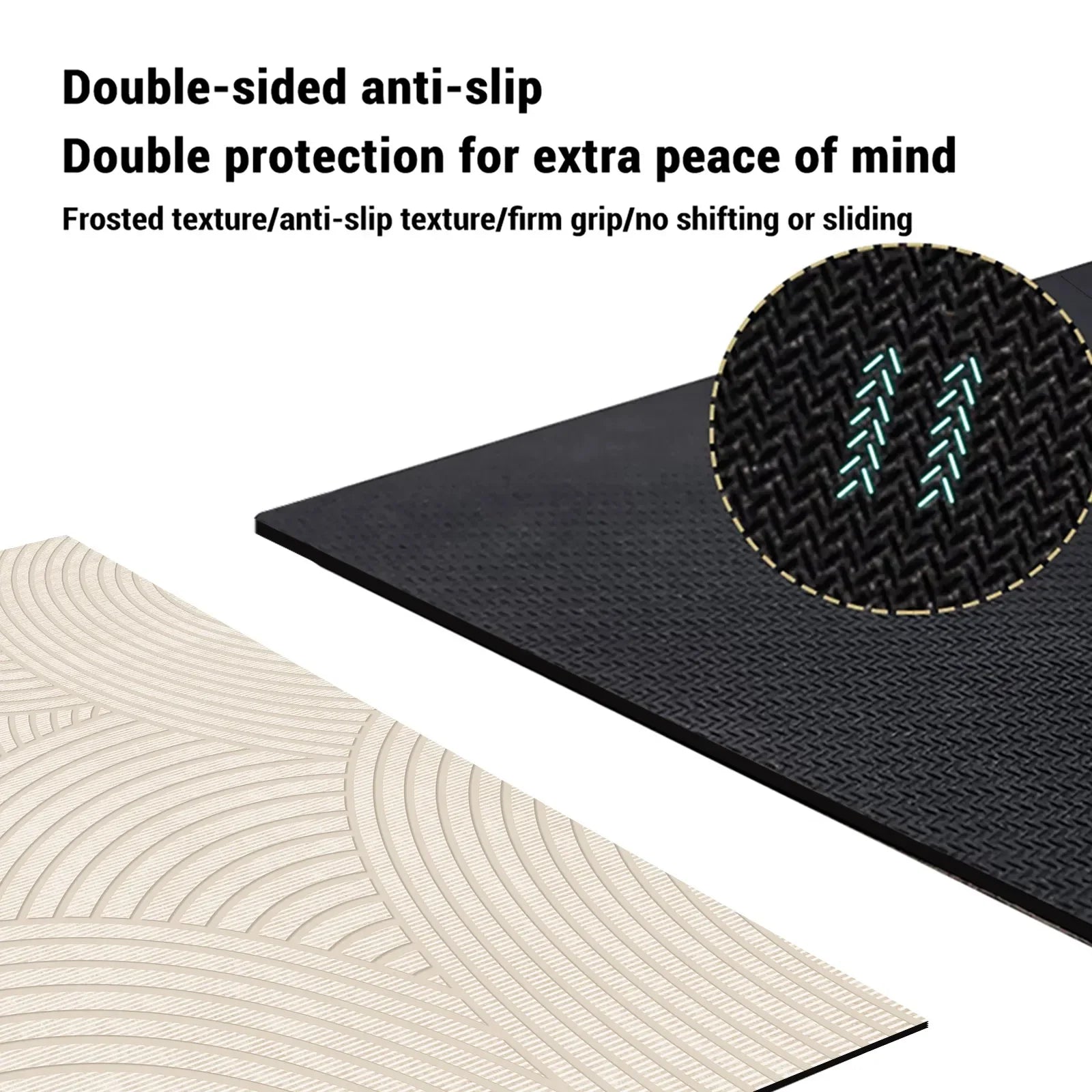 Maliben | Superabsorbent Non-Slip Bath Mat Quick-Drying Shower Rug
