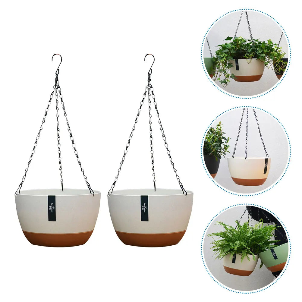 Maliben | Floranta Hanging Planter Set | Robust & Stylish | For Balcony, Garden & Indoors