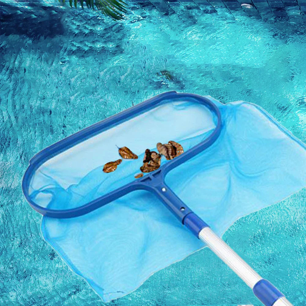 Maliben | Aquasift Pool Skimmer With Telescopic Handle | Leaf Skimmer For Pool & Pond | Sturdy Net | Cleaning For Pool & Spa