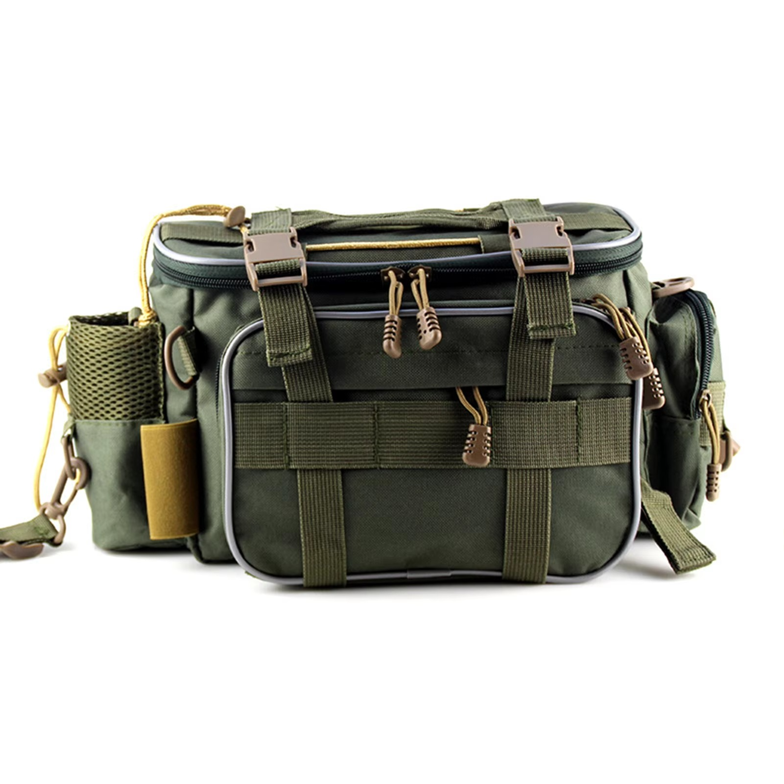Maliben | Multi-Pocket Fishing Tackle Bag And Gear Organizer Waist Pack Messenger Handbag