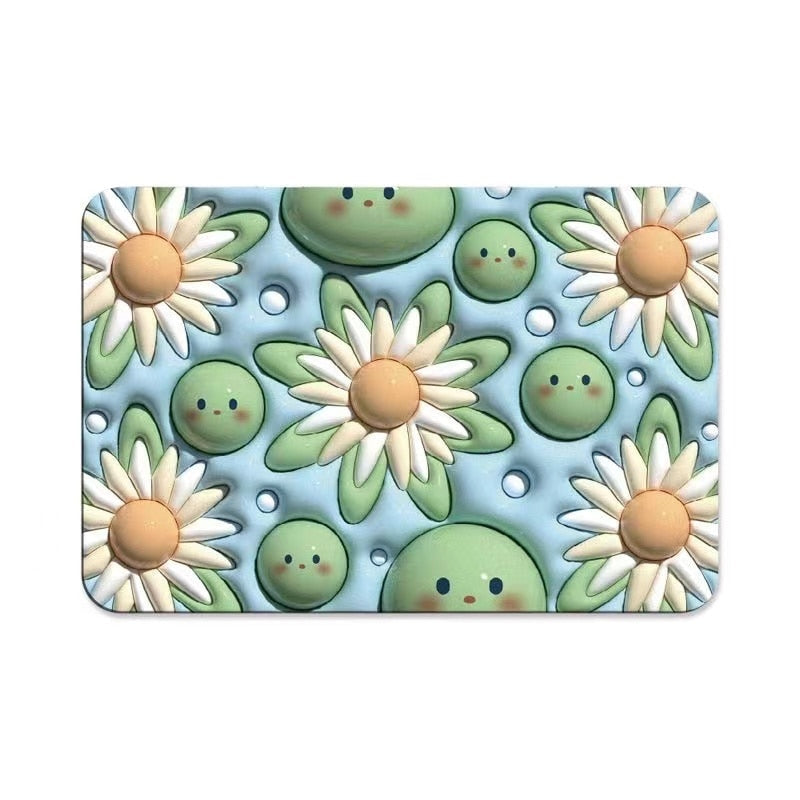 Maliben | Non-Slip Cartoon Colorful Fun Quick Water Absorbent Mat