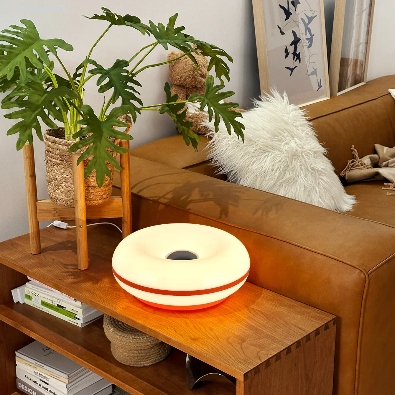 Maliben | Table Lamp Luminoro Bauhaus | Usb & Touch | Rgb 16 Colors With Remote Control | Ambient Light For Living & Bedroom