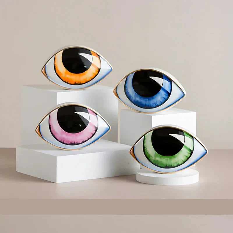 Maliben | Mystic Eye Sculpture Ceramic Home Decor