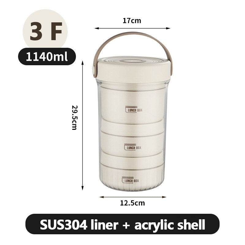 Maliben | Stackable Leak-Proof Thermal Lunch Box