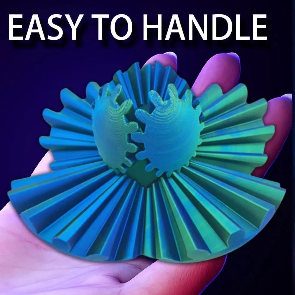 Maliben | 3d Printed Gear Ball Fidget Toy