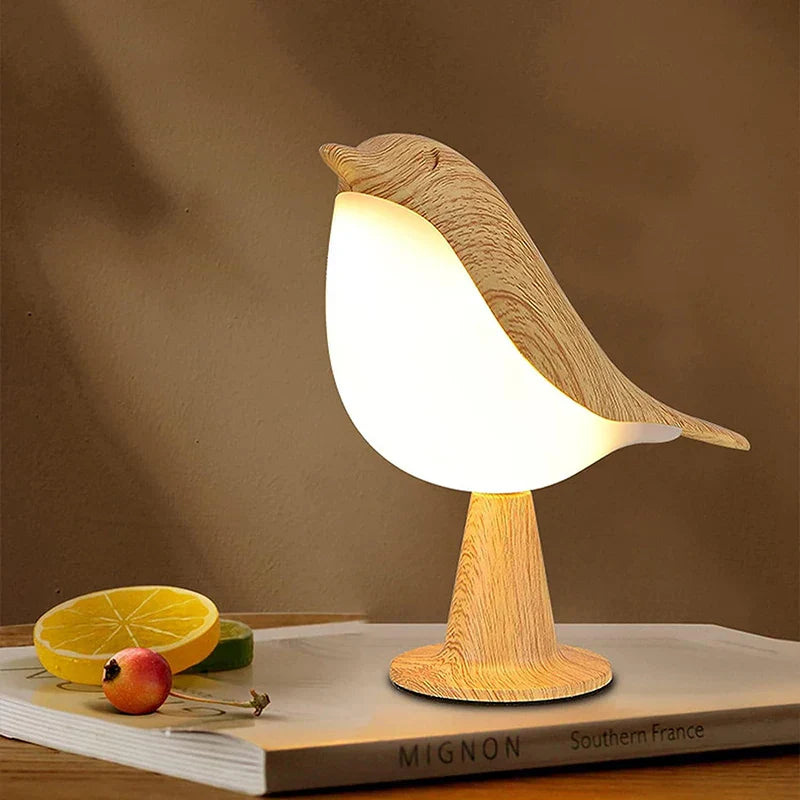 Maliben | Wooden Bird Led Touch-Switch Night Lamp