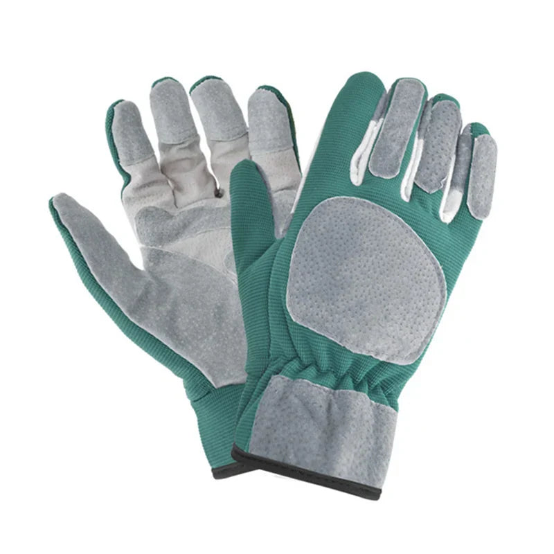 Maliben | Thornguard Garden Gloves | Thornproof & Extra Long | Leather & Rubber Coating | Protection For Roses & Shrubs