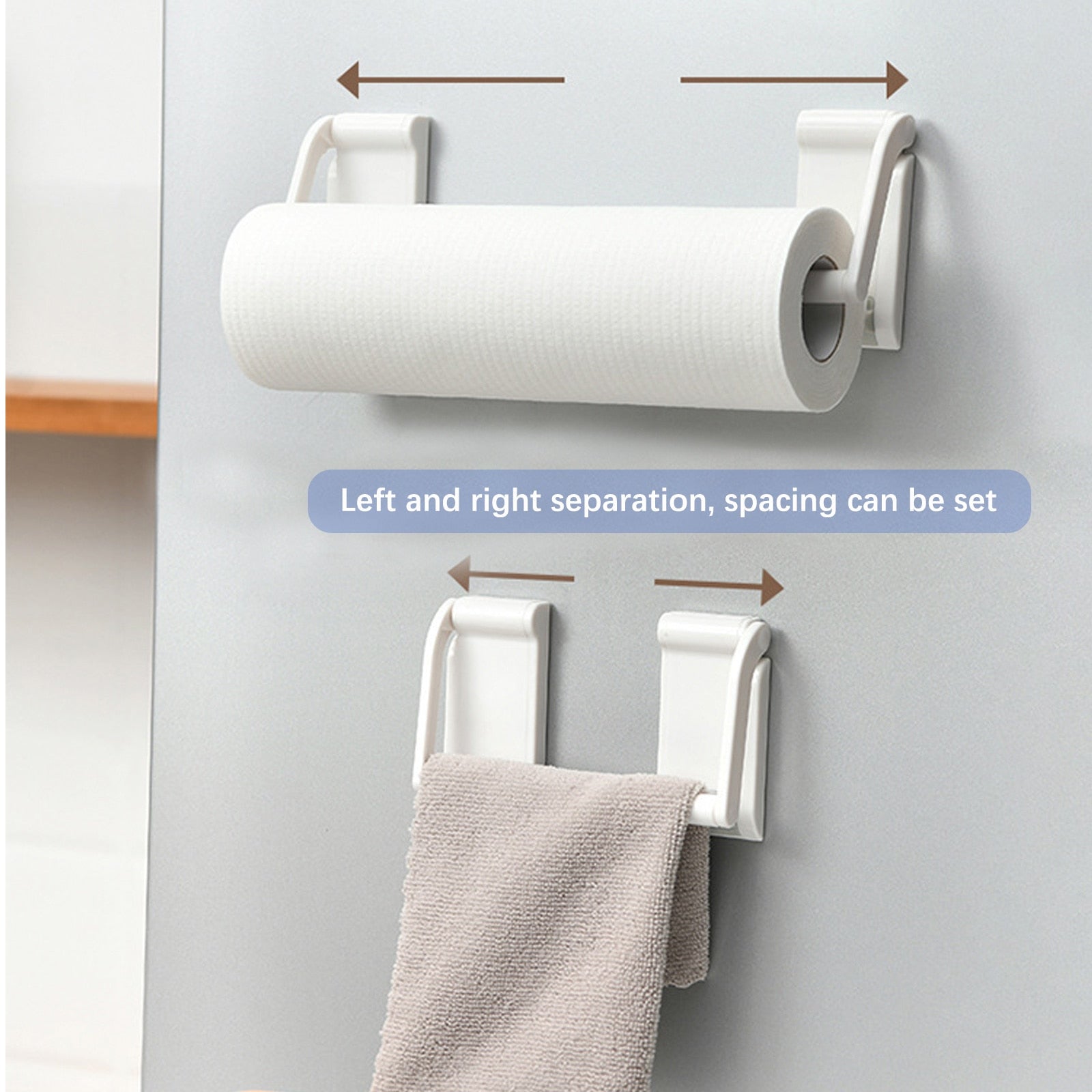 Maliben | Adjustable Magnetic Paper Towel Cloth Holder