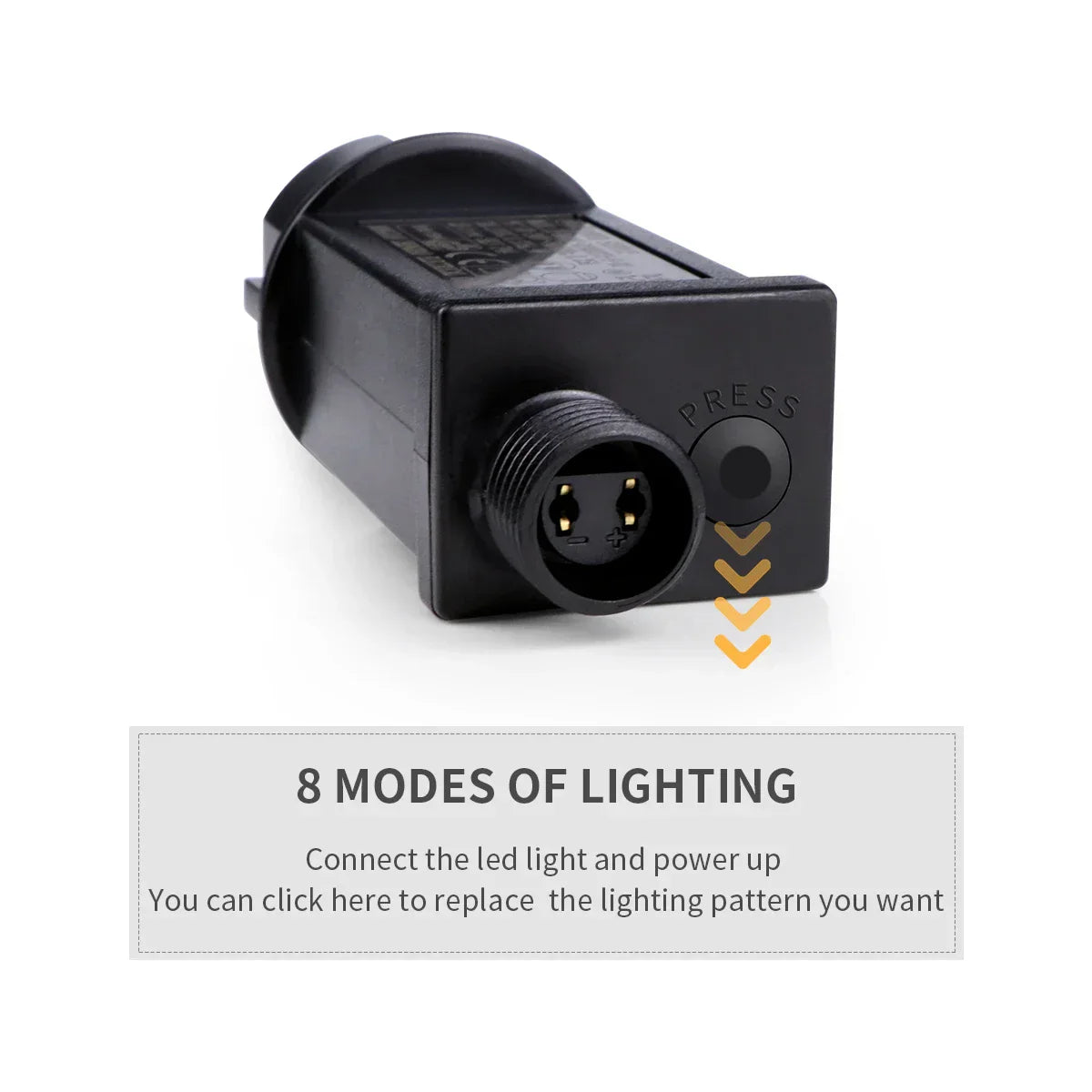 Maliben | LuMinarax | Led String Lights Outdoor 24v | 8 Lighting Modes | Waterproof Ip65 | 10–100 m | For Garden, Home & Christmas Decoration