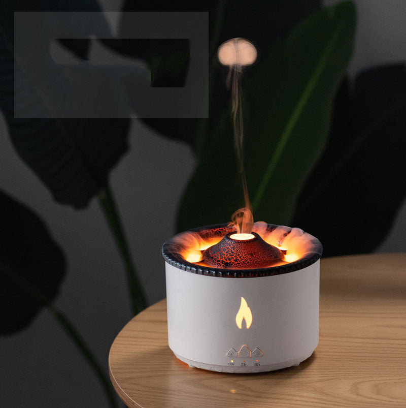 Maliben | Volcanic Flame Air Humidifier Night Lamp