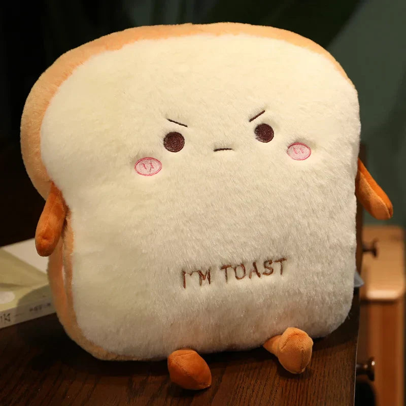 Maliben | Plush Toast Bread Ultra Soft Hand Warmer Pillow