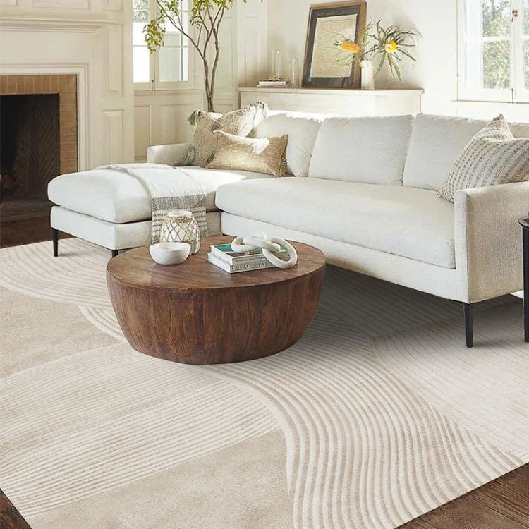 Maliben | Japanese Minimalist Fluffy Rug Soft Non-Slip For Bedroom Living Room And Lounge