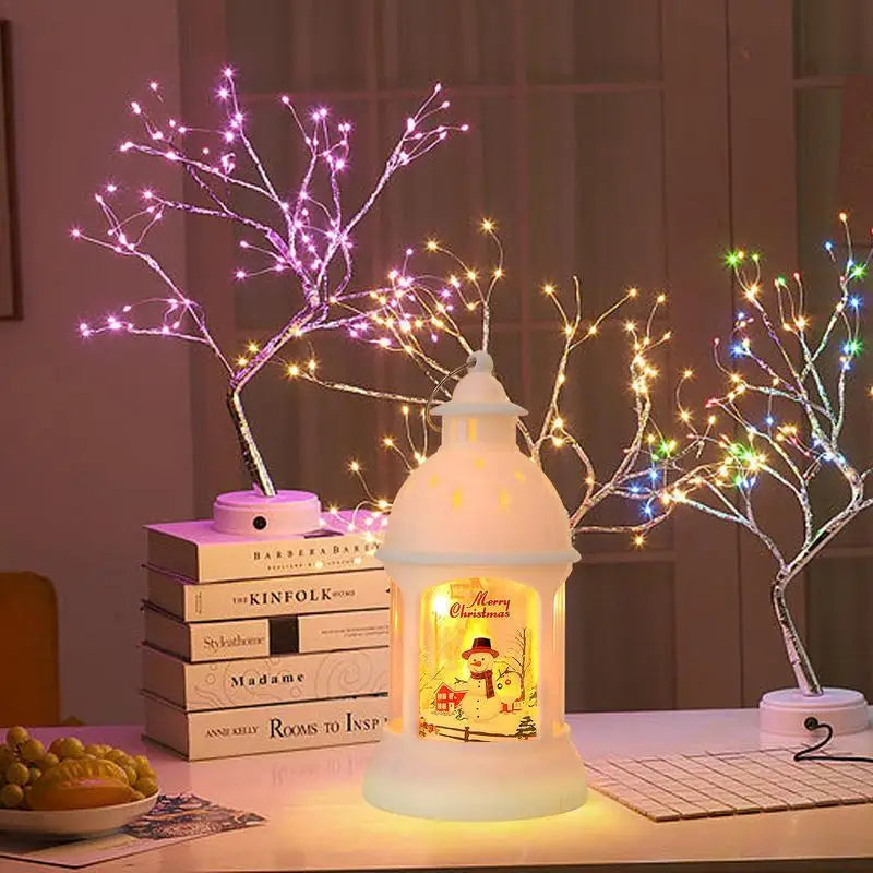 Maliben | Magical Christmashome Christmas Lanterns - The Charming Led Santa Lanterns