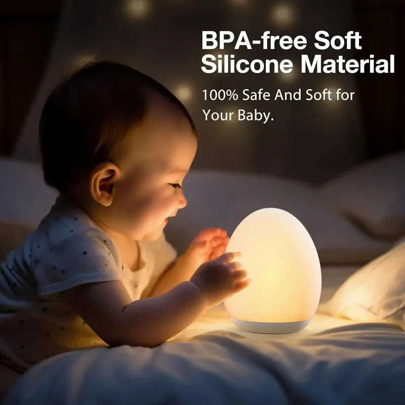 Maliben | Lumiboo Night Light | Rgb & Warm White | Touch Control | 100h Battery | 12 × 10 Cm | Baby & Children's Room