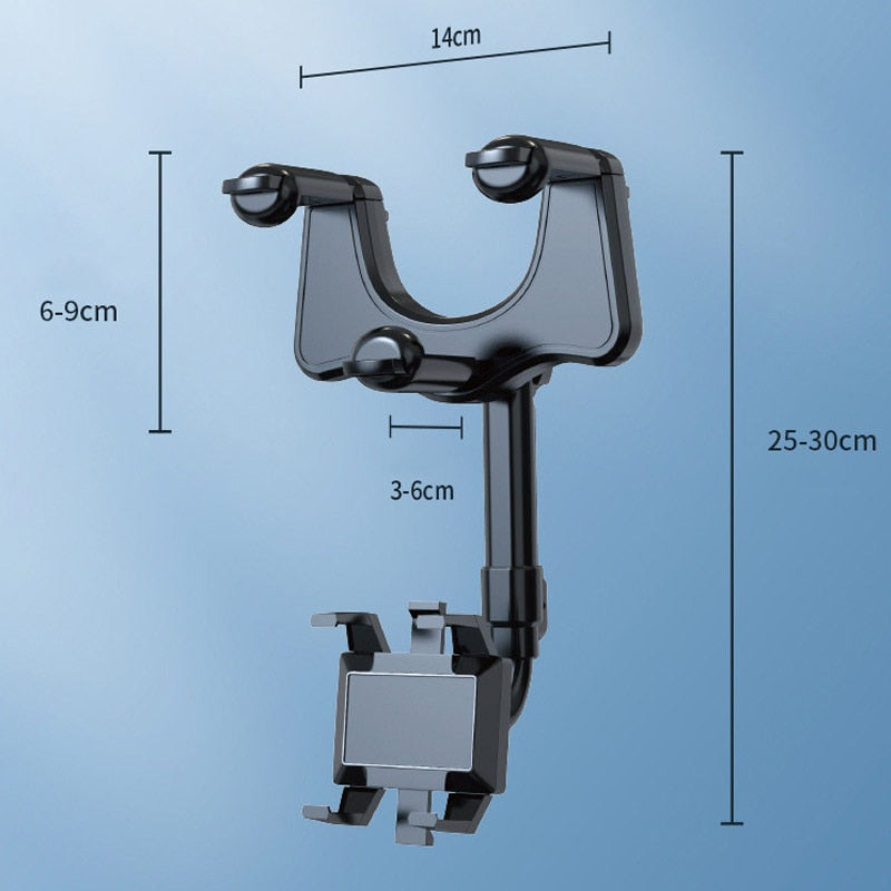 Maliben | Rotating Rearview Mirror Phone Holder