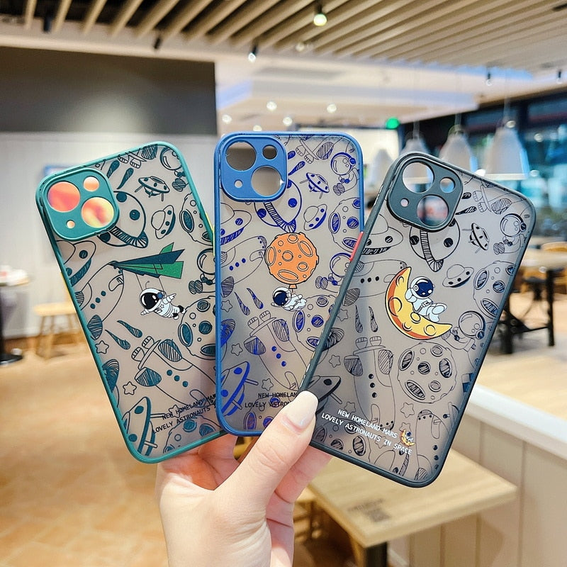 Maliben | Space Road Relax Astronaut Iphone Case