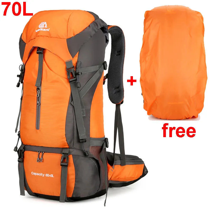 Maliben | Alpivento 70l Trekking Backpack | Waterproof Camping Backpack With Rain Cover | Large Outdoor Backpack For Hiking, Mountaineering & Travel Brand Name: