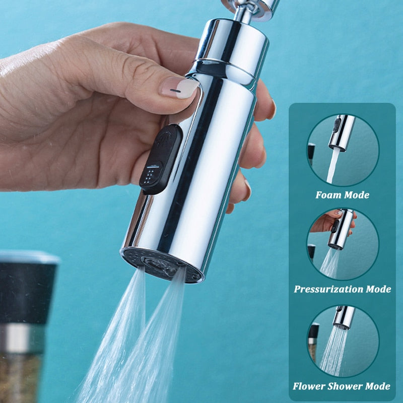 Maliben | 3-Mode Anti-Splash Faucet Adapter
