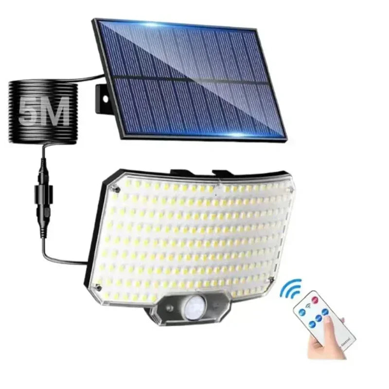 Maliben | Lumaxpert 234 | Solar Outdoor Spotlight With Motion Sensor | 3 Light Modes & Remote Control | Ip65 Waterproof