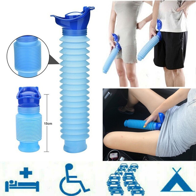 Maliben | Mobile Urinal Flexrelief | Telescopic & Foldable | For Women & Children | 750 Ml Capacity