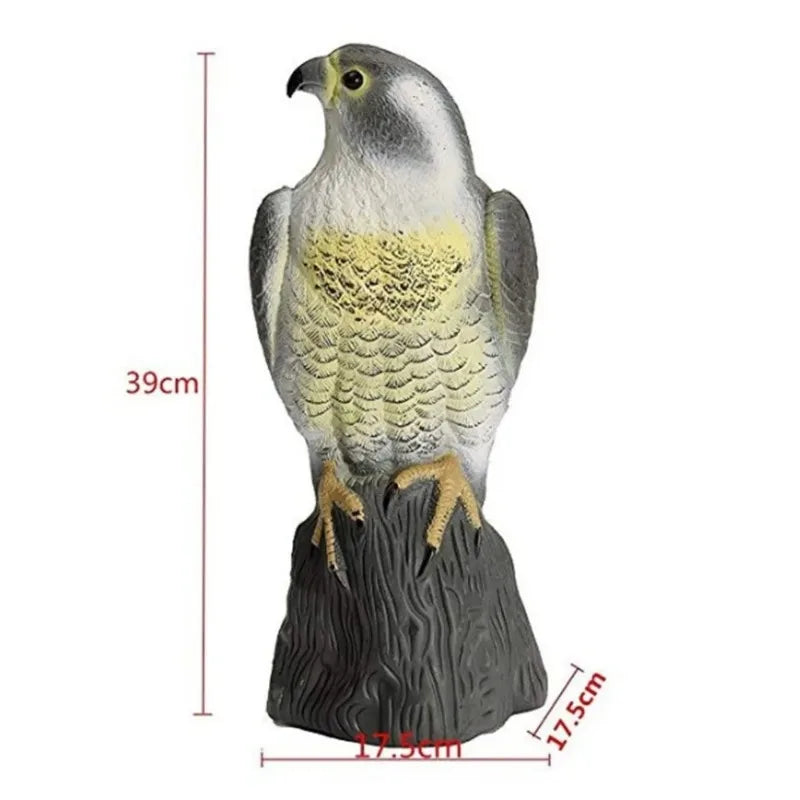 Maliben | Falcono Birdguard Bird Scare Bird Of Prey Decorative Figure | Realistic Eagle Decoy Made Of Plastic | For Garden & Balcony
