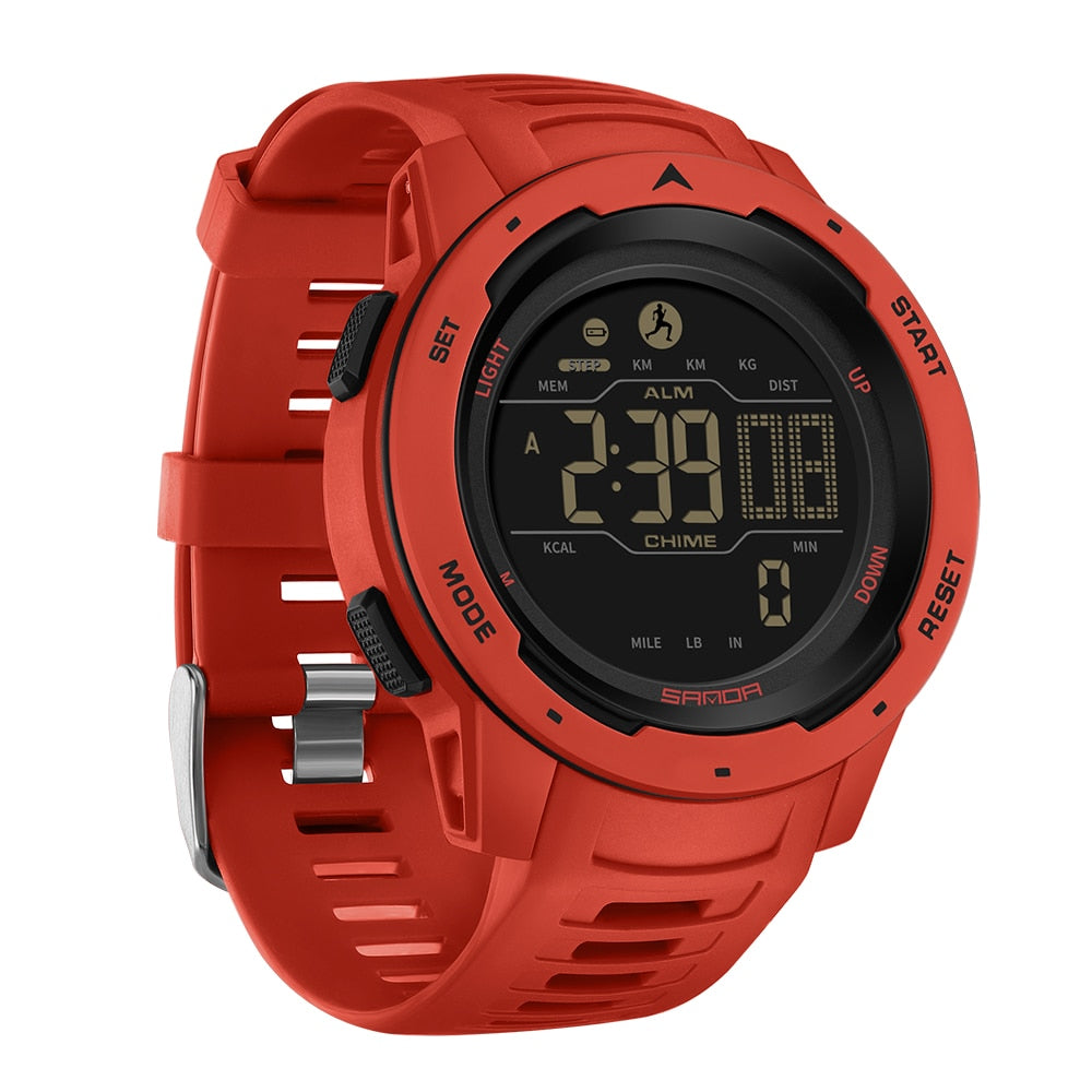 Maliben | Waterproof Military Pedometer Digital Watch