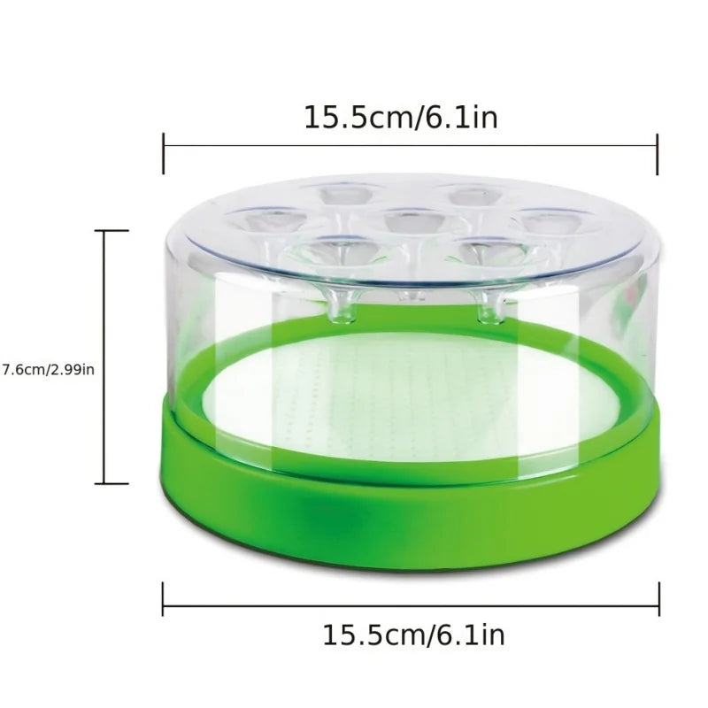 Maliben | Fly Trap Ecotrap 7 | Reusable & Non-Toxic | Without Electricity & Chemicals | With 7 Entrances For Effective Fly Control