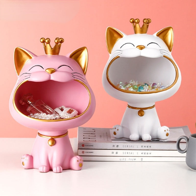 Maliben | Fortune Kitty Statue Home Storage Box