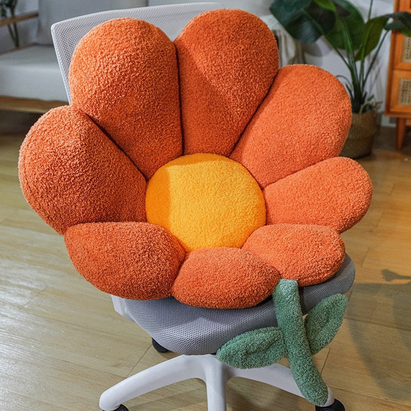 Maliben | Golden Blossom Sunflower Soft Seat Cushion