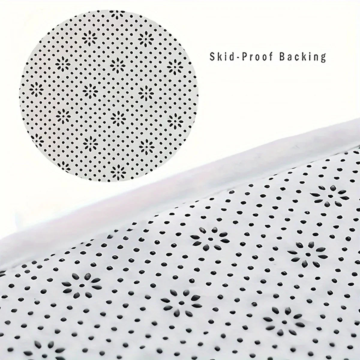 Maliben | Long-Pile, Absorbent Bath Mat With Anti-Slip