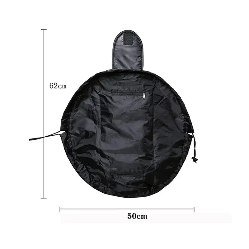 Maliben | Glamfold Cosmetic Bag | Spacious Bag With DrawstrIng For Stylish And Practical Use in Black