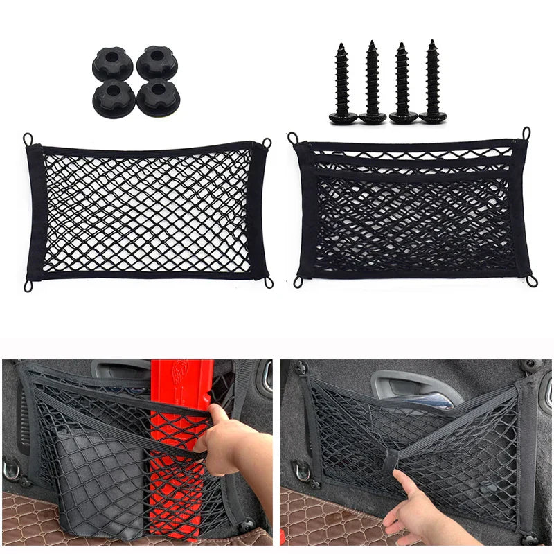 Maliben | Stretchable Mesh Cargo Net Car Storage Organizer Pocket