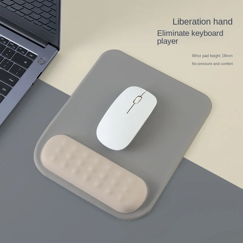 Maliben | Ergoloom Mouse Pad With Wrist Rest | Ergonomic & Non-Slip | Memory Foam & Anti-Slip Base | For Gaming & Office