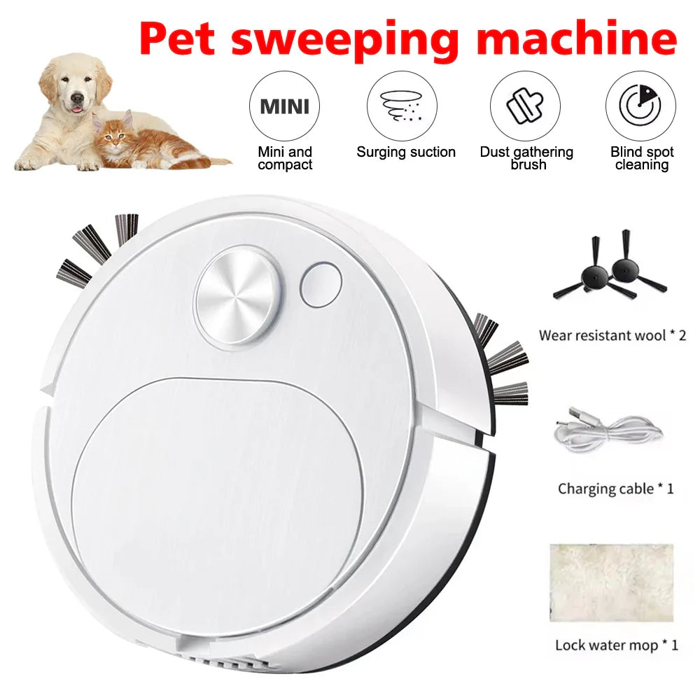 Maliben | Cleanyo Promotion Smart Vacuum Robot 3-In-1 | 4000pa Power | Mopping, Vacuuming & Sweeping | For Carpets, Tiles & Pet Hair