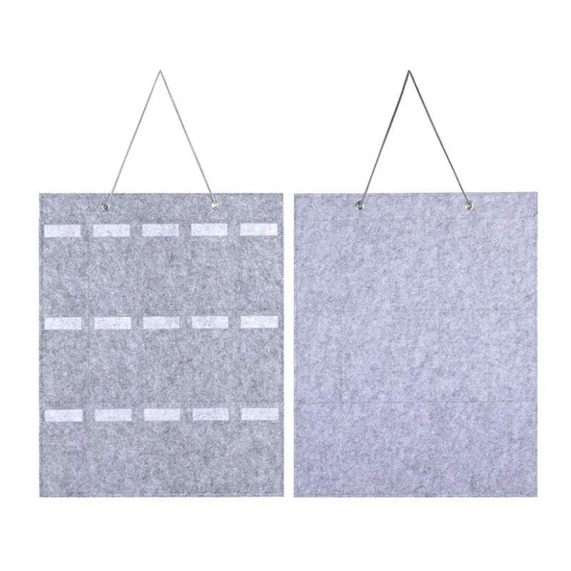 Maliben | Glasspace Organizer | Wall-Mounted Glasses Holder | Foldable Sunglasses Storage Bag | Space-Saving & Dustproof | 42 × 38 Cm