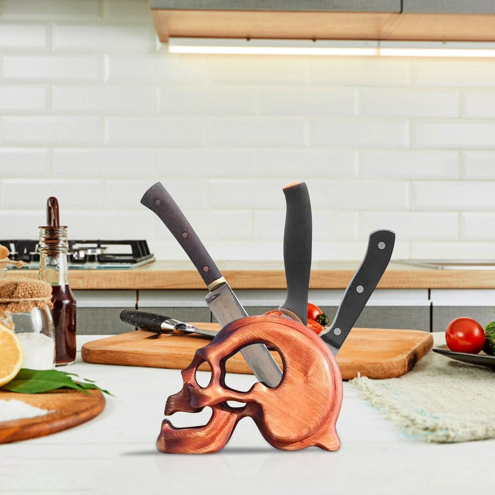 Maliben | Skull Knife Holder