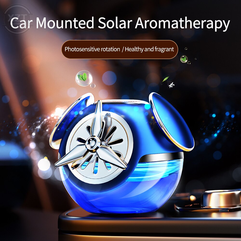 Maliben | Rotating Perfume Solar Aromatherapy Car Air Freshener